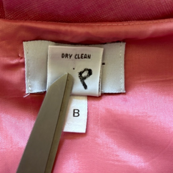 LOFT Ann Taylor Pink Linen Belted Midi Dress Women’s size 8 - Picture 5 of 5